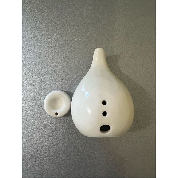 Ceramic Tear Drop Shaped Incense Holder - Picture 4 of 10